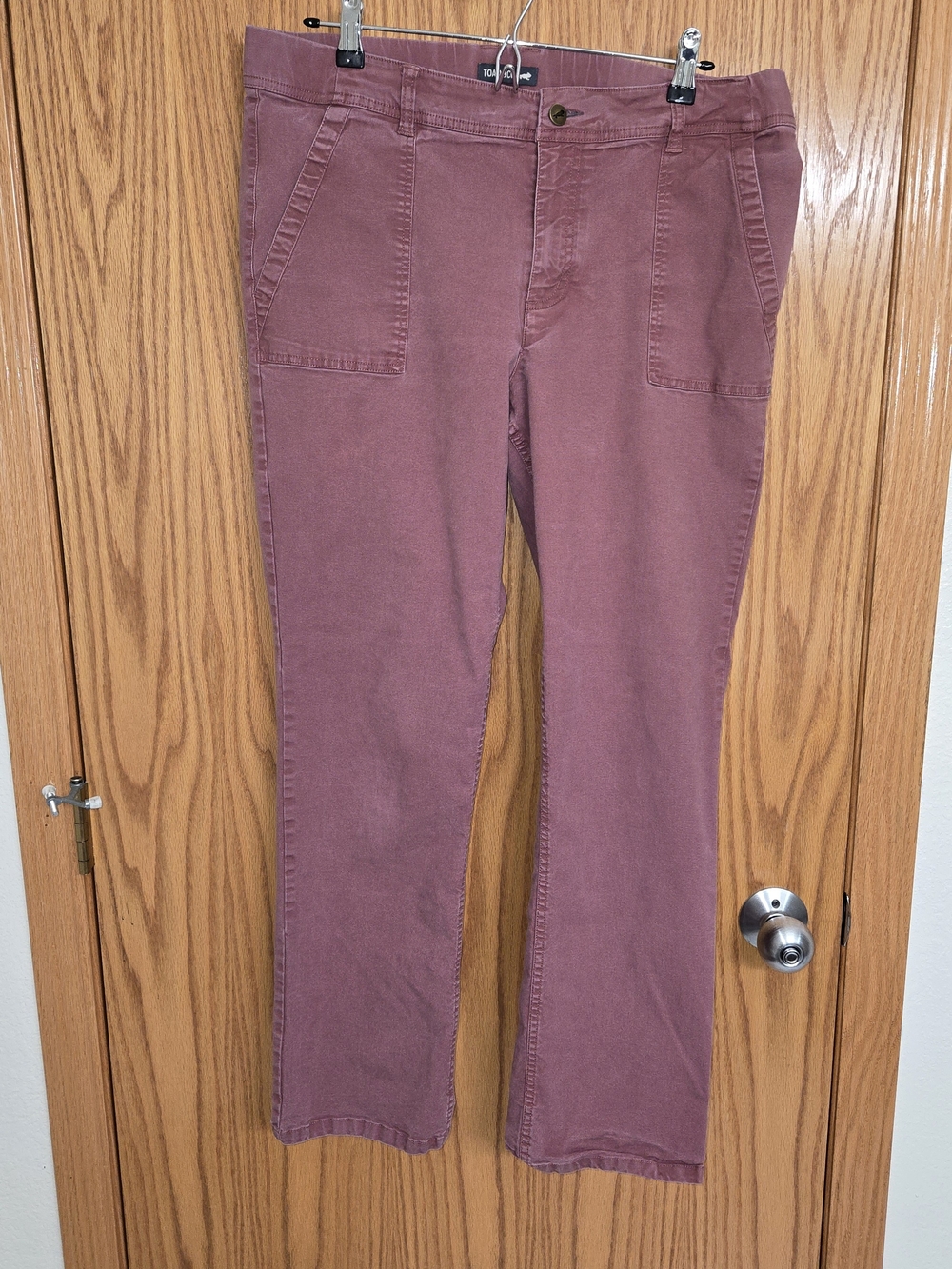 Toad & Co Size 14 Earthworks Ankle Pant In Mauve